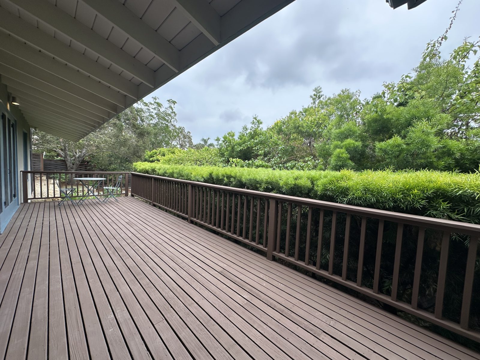 Deck before